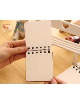 3 Pcs Spiral Blank Page Composition Memo Notebook