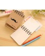 3 Pcs Spiral Blank Page Composition Memo Notebook