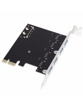 1 Set Professional 4 Port PCI-E To USB 3.0 HUB PCI Express Expansion Card Adapter