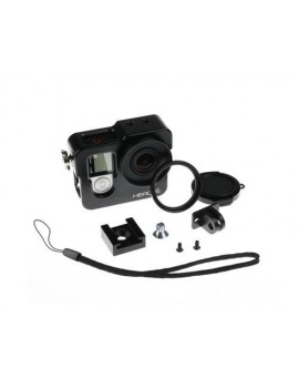 GoPro Rugged Cage Heat Sink Case Housing for Hero 4 Camera - Black