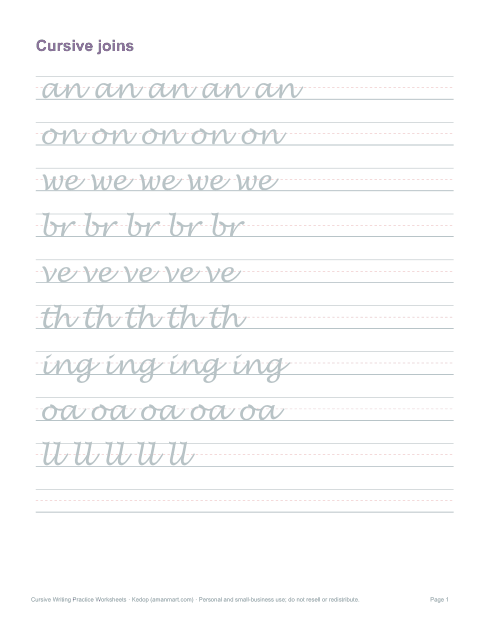 Preview of the first page of Letter joins